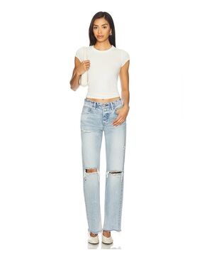 Odessa Straight-low Jeans in Light Blue
Moussy Vintage